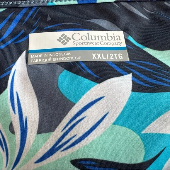 Columbia PFG Women’s Freezer III Tank Dress Atoll Hidden Paradise Sz XXL - Picture 2 of 3